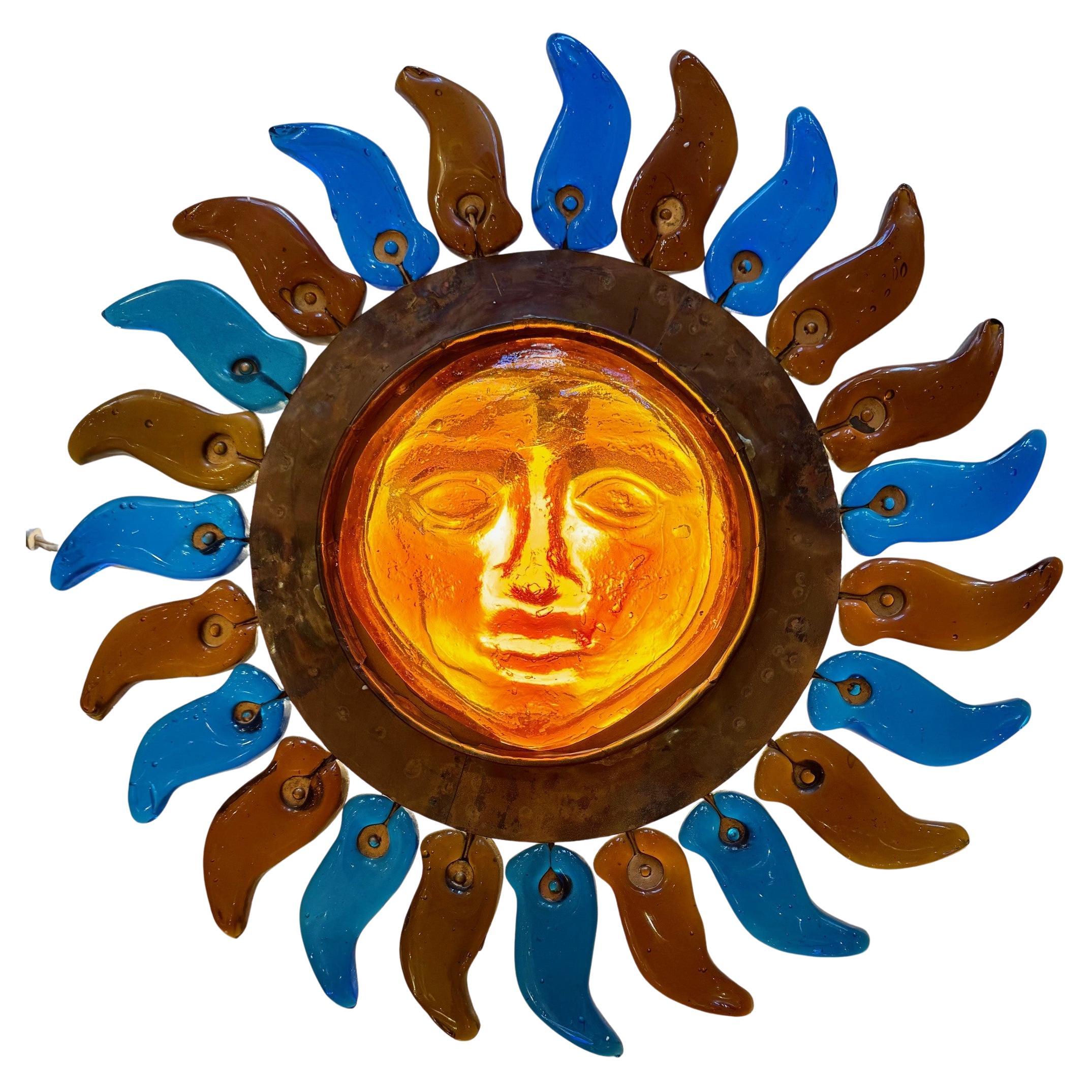 Filipe Delfinger Lampada da parete Sunburst