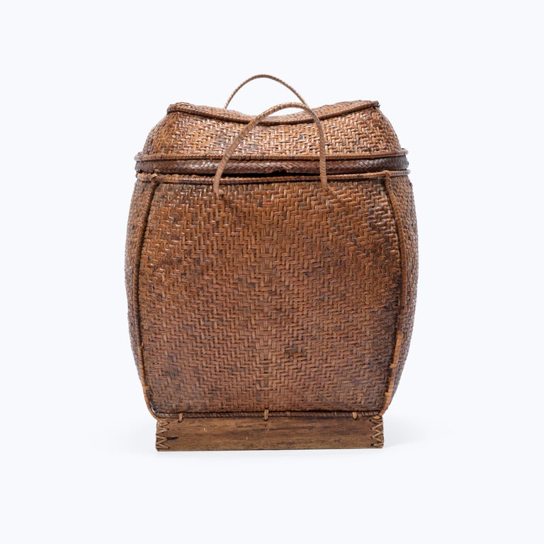 Filipino Woven Rattan Pack Basket at 1stDibs filipino baskets, pack