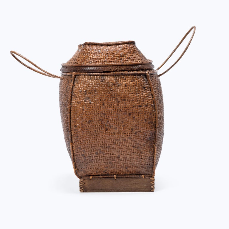 Filipino Woven Rattan Pack Basket at 1stDibs filipino baskets, pack