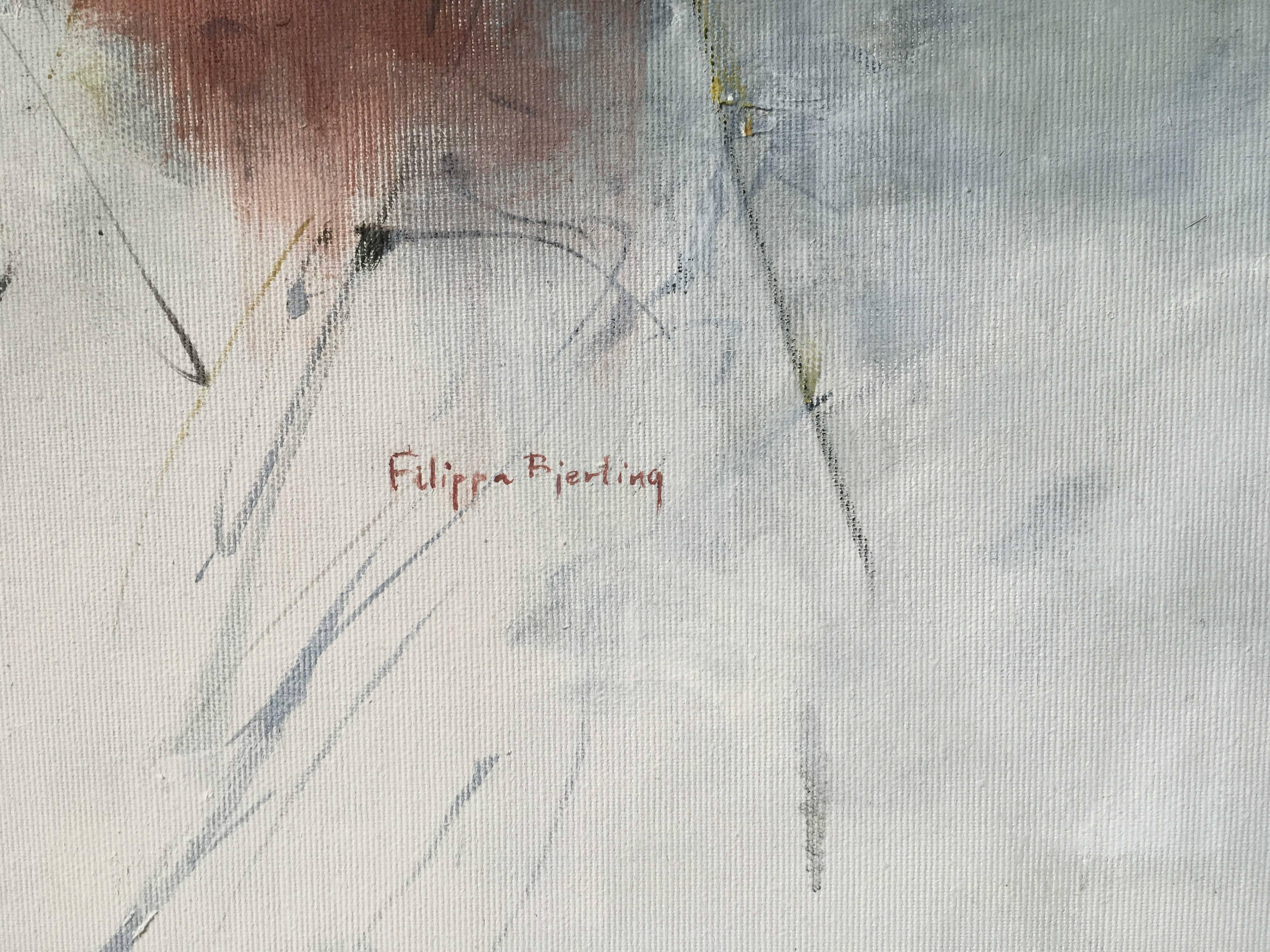 Andy's nest - Contemporary Painting by Filippa Bjerling