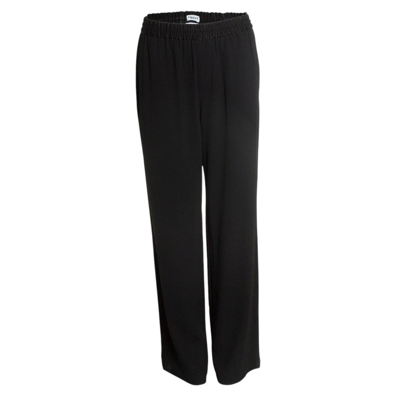 Filippa K, Schwarze Hose mit weitem Bein im Angebot