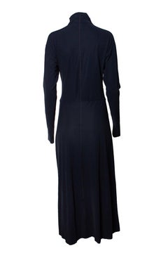 Filippa k sport, navy blue maxi stretch dress