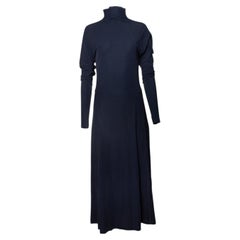 Filippa k sport, navy blue maxi stretch dress