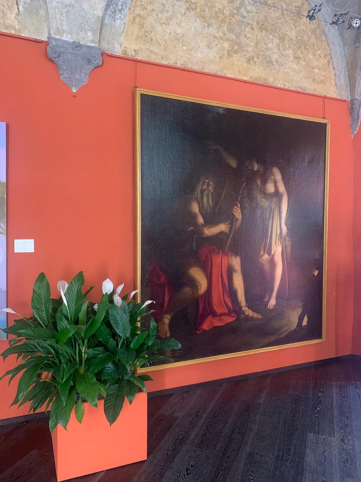 Dipinto figurativo mitologico del Romanticismo italiano del XIX secolo in vendita 1