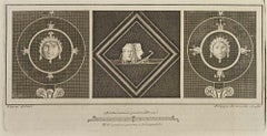 Faces Of Hercolaneum – Radierung von Filippo de Grado – 18. Jahrhundert