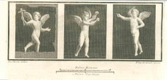 Cupidons - Gravure de Filippo de Grado - 18ème siècle