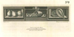 Ancient Roman Still Life - Original Etching by Filippo De Grado - 18th Century