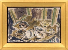 Natura Morta con ostriche, de Pisis (Still Life Oysters Painting)