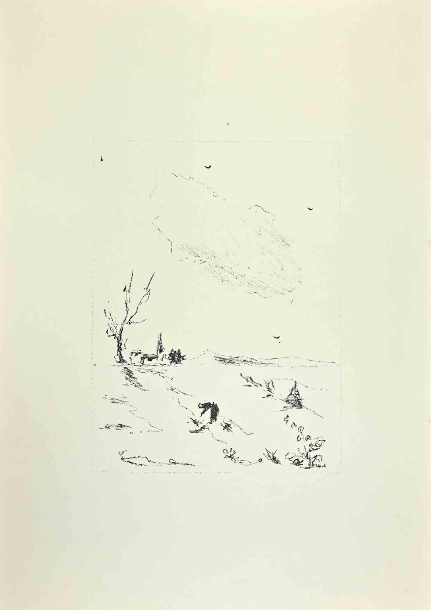 Nube es una obra de arte realizada por Filippo De Pisis (1896, Ferrara - 1956, Milán) en 1968.

Litografía en blanco y negro.

Buen estado.

No firmado.

La imagen del interior tiene unas dimensiones de 19x25,5.

Publicado en el volumen "De Pisis