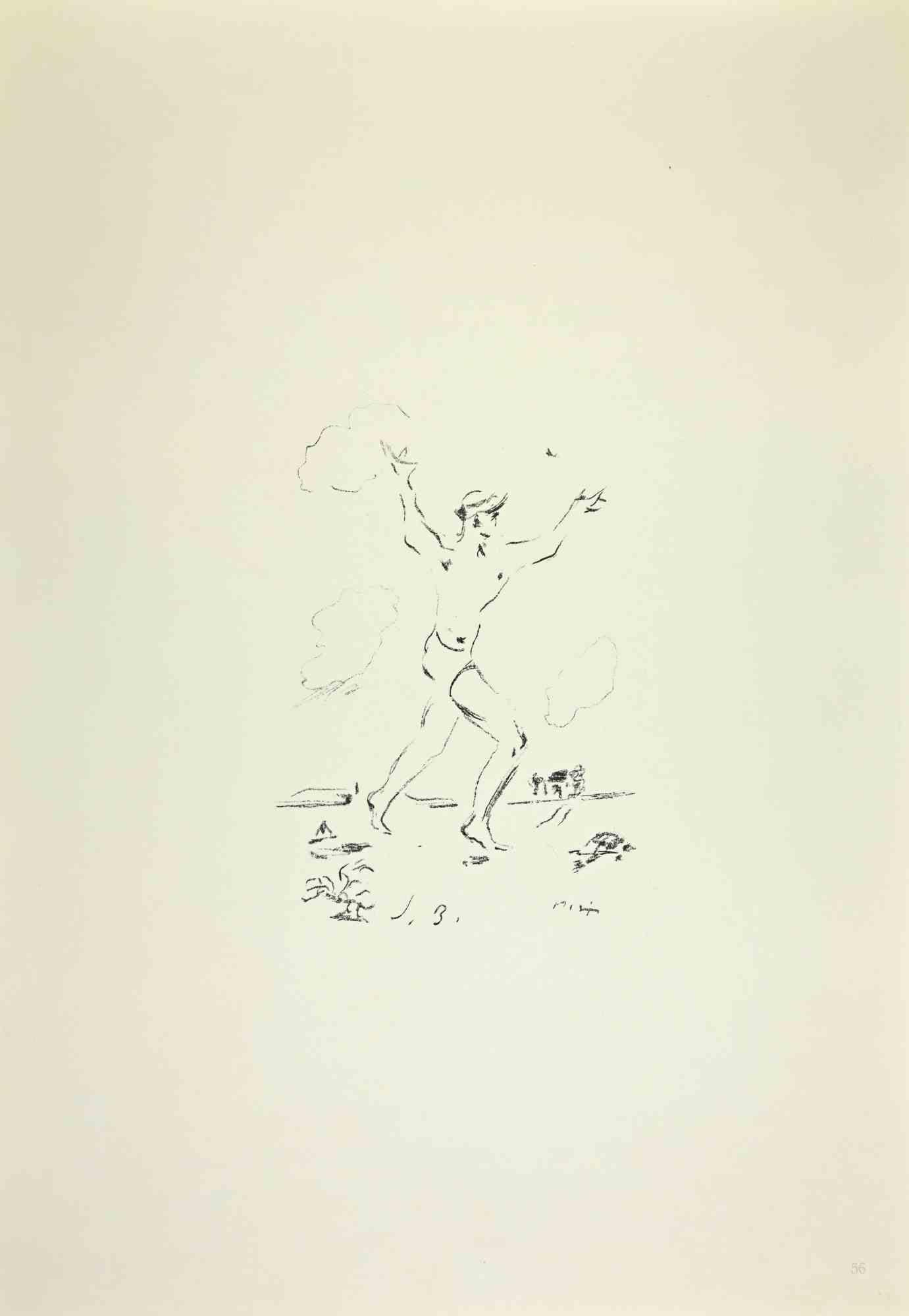El Hombre Bailarín es una obra de arte realizada por Filippo De Pisis (1896, Ferrara - 1956, Milán) en la década de 1960.

Litografía en blanco y negro.

Buen estado. 