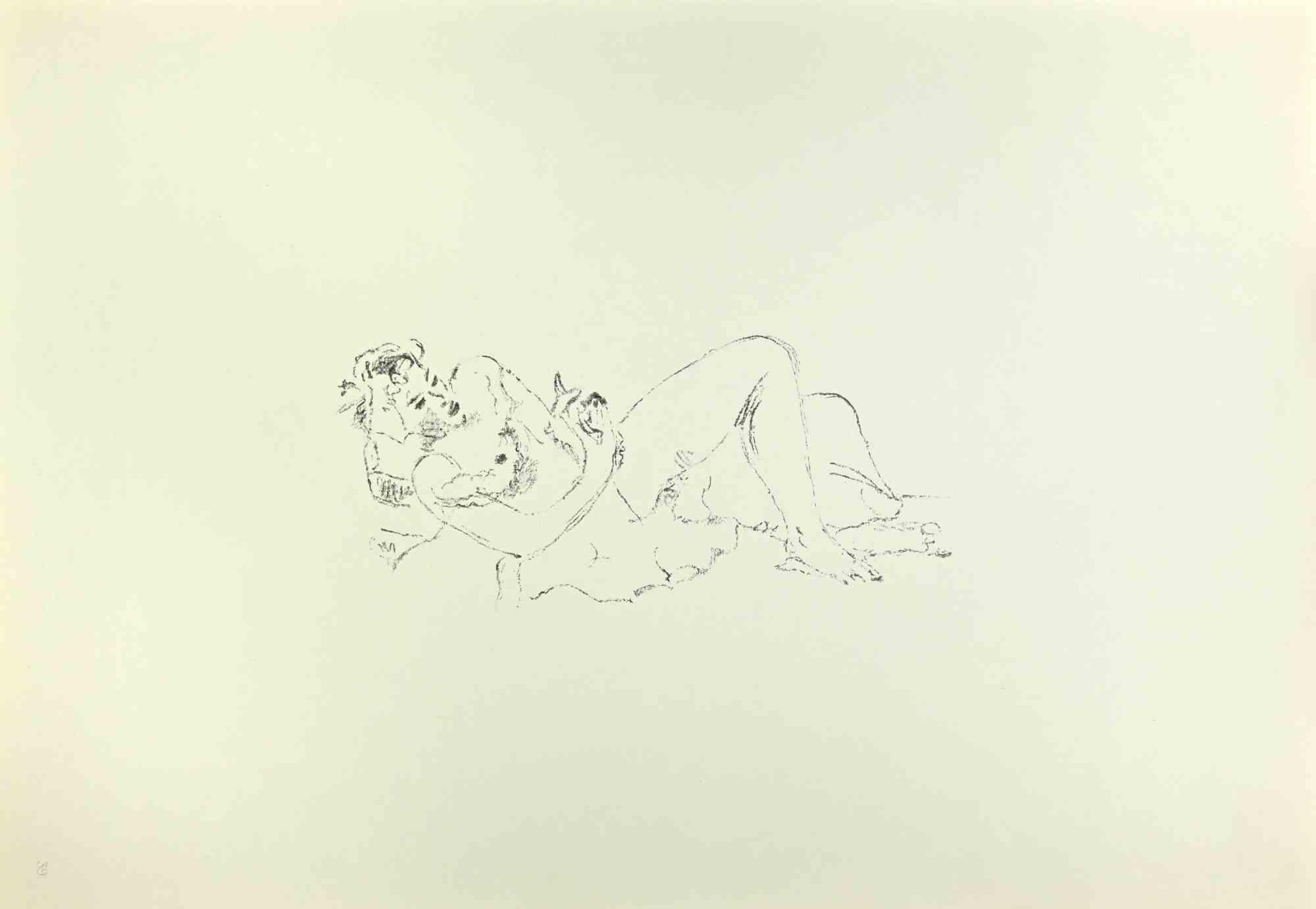 Lesbia con il passero è un'opera d'arte realizzata da Filippo De Pisis (1896, Ferrara - 1956, Milano) nel 1968.

Litografia in bianco e nero.

Buone condizioni.

Non firmato.

L'immagine all'interno ha dimensioni 22x10.

Pubblicato nel volume "De