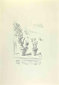 Still Life - Lithograph by Filippo De Pisis -  1968