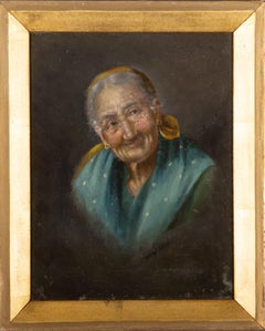 Filippo Marantonio (1863-1937) - Italian Early 20th Century Oil, Nonna