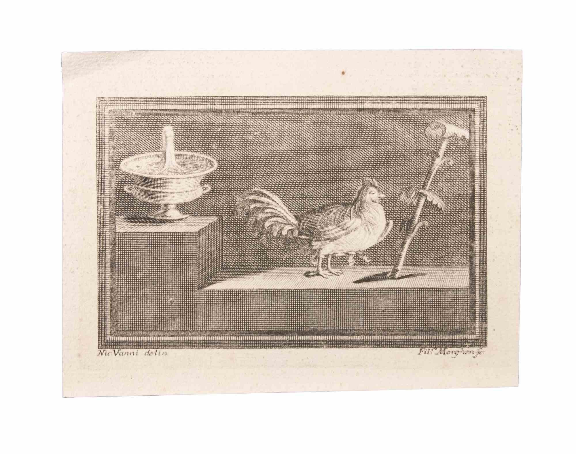 Animal Decoration ist eine Radierung realisiert von  Filippo Morghen (1730-1807).

Die Radierung gehört zu der Druckserie "Antiquities of Herculaneum Exposed" (Originaltitel: "Le Antichità di Ercolano Esposte"), einem achtbändigen Band mit Stichen
