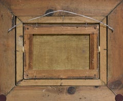 Pair of Italian paintings with shepherdesses with goats and sheep