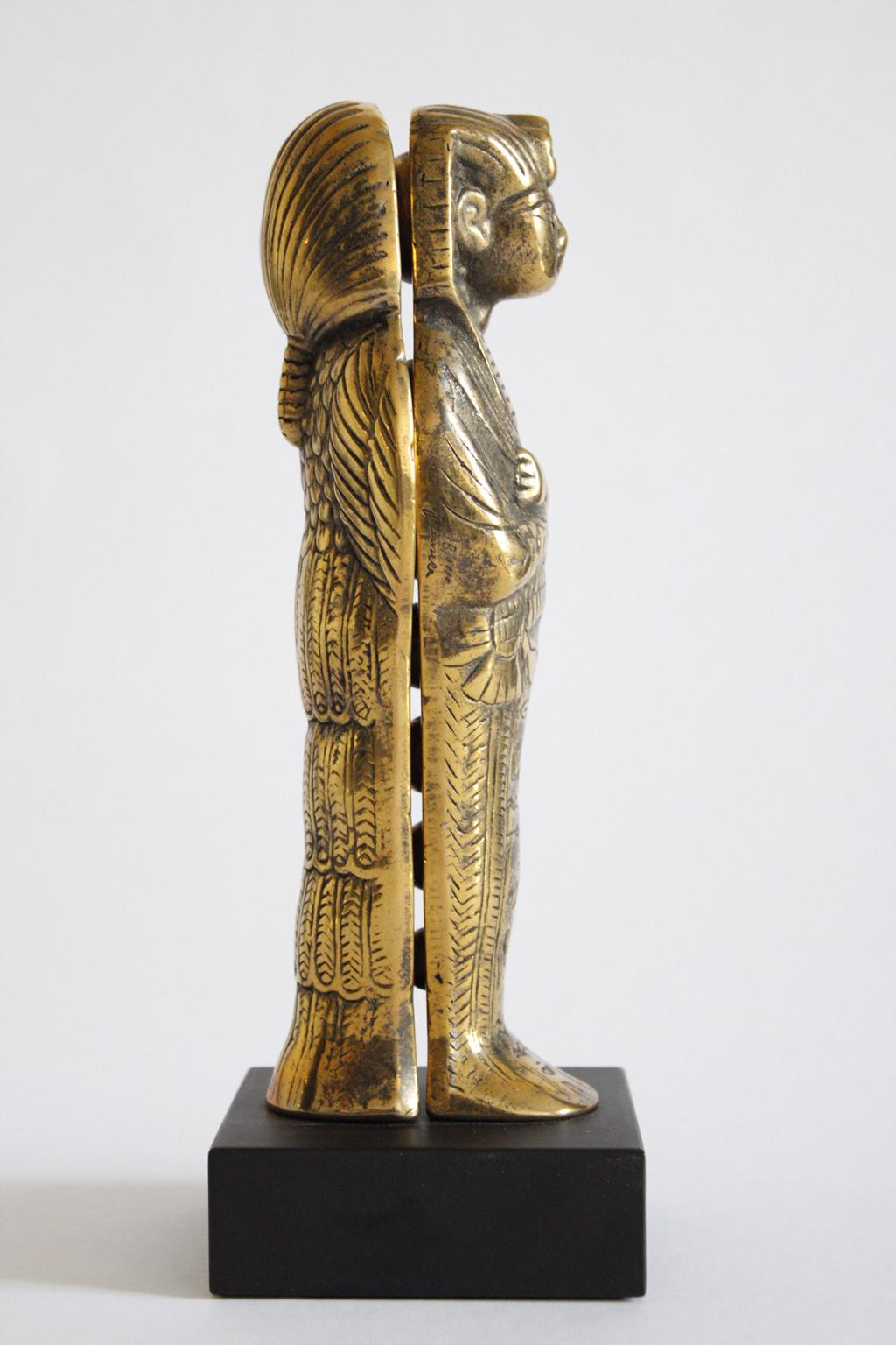 Italien 1990 Postmoderne abstrakte Bronzeskulptur von Filippo Panseca, Italien im Angebot 3