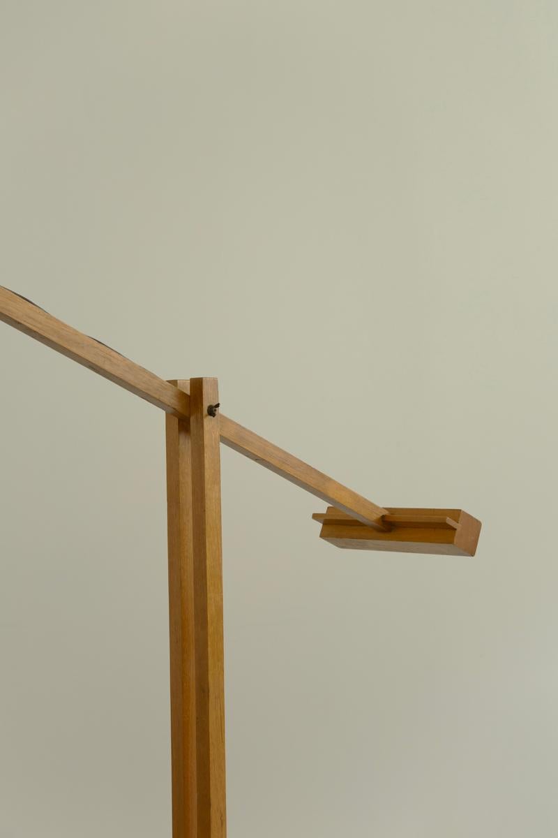 Wood Filippo Panseca Floor Lamp