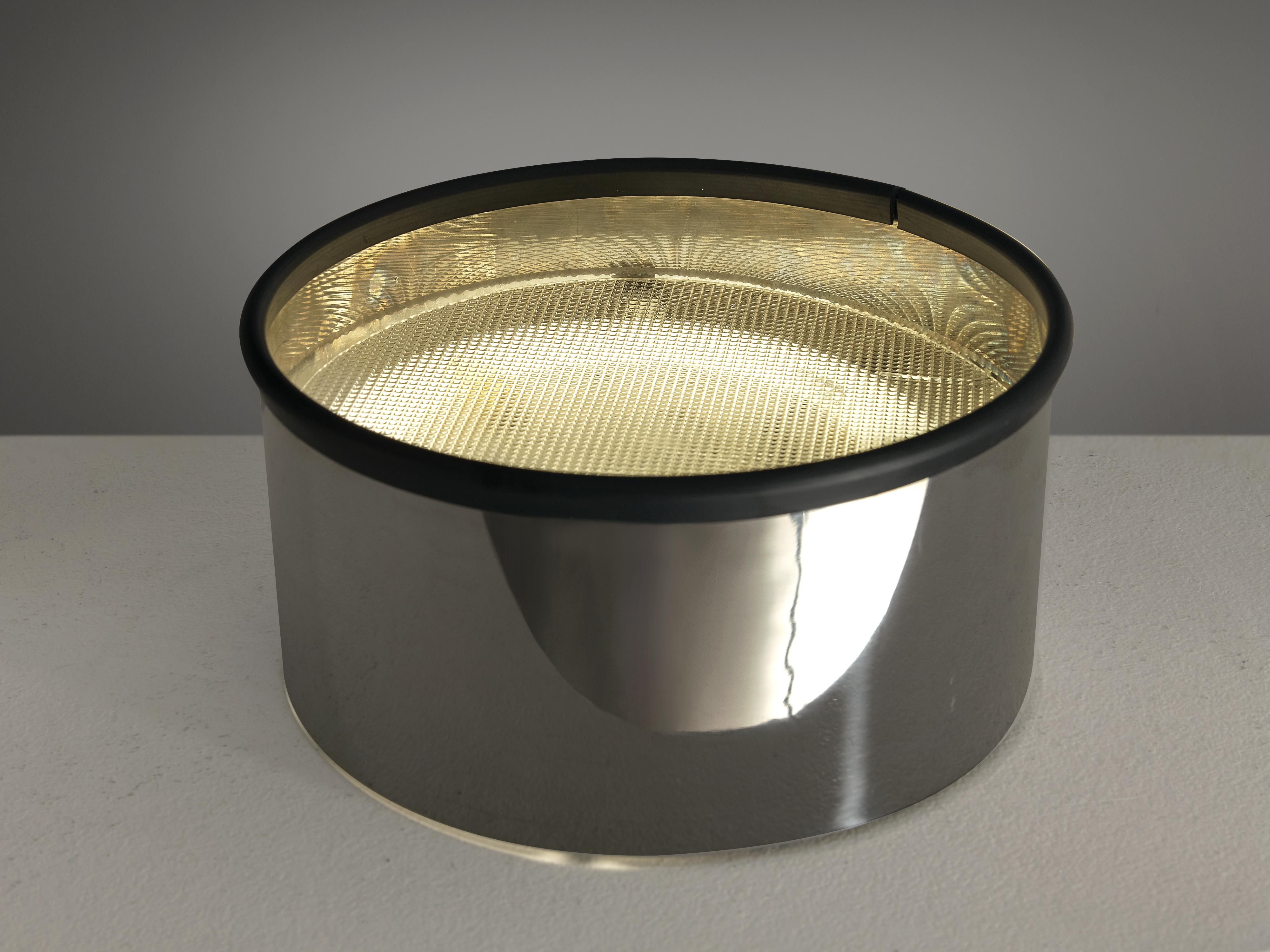 Mid-Century Modern Filippo Panseca for Kartell Table Lamp Model '4044' in Chrome and Neon For Sale