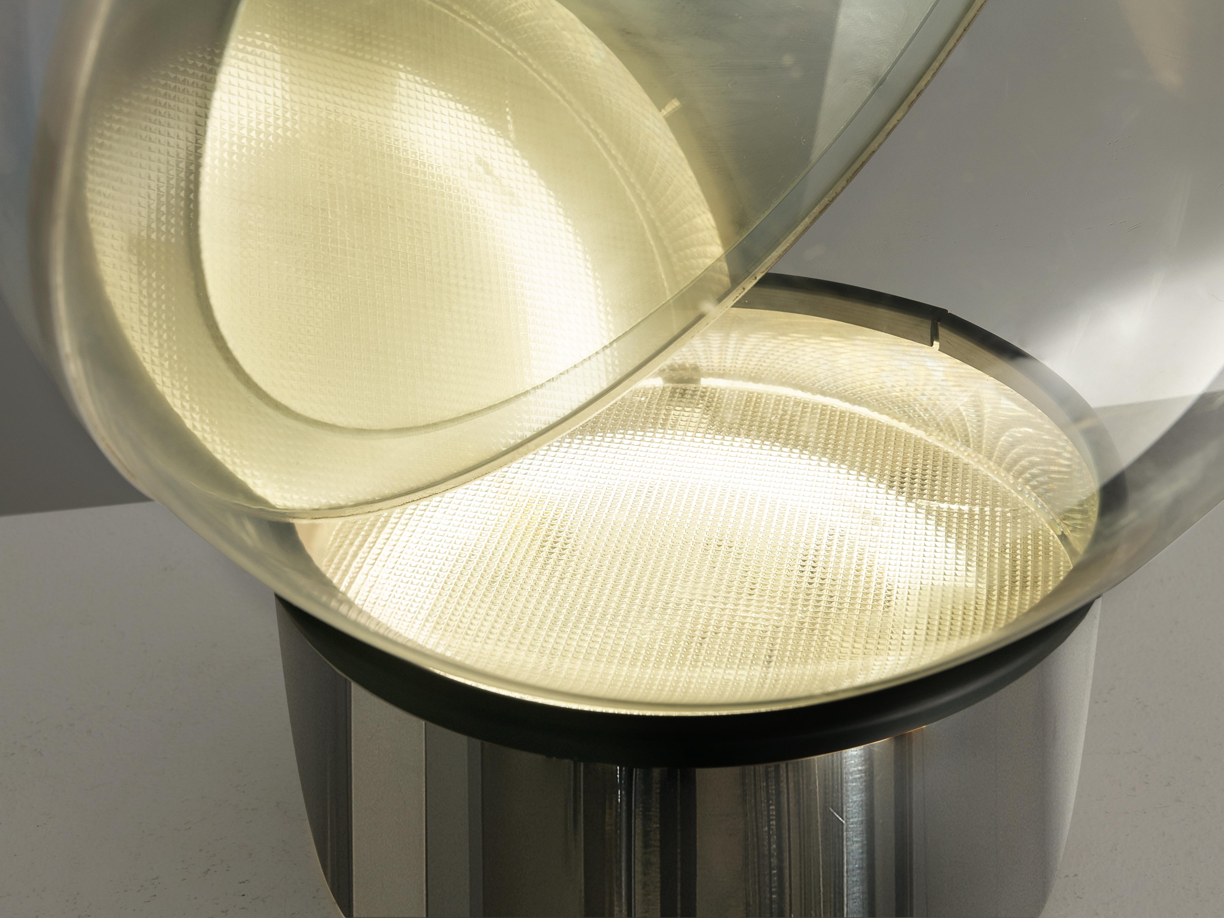 Lampe de bureau Filippo Panseca pour Kartell modèle « 4044 » en chrome et néon en vente 1