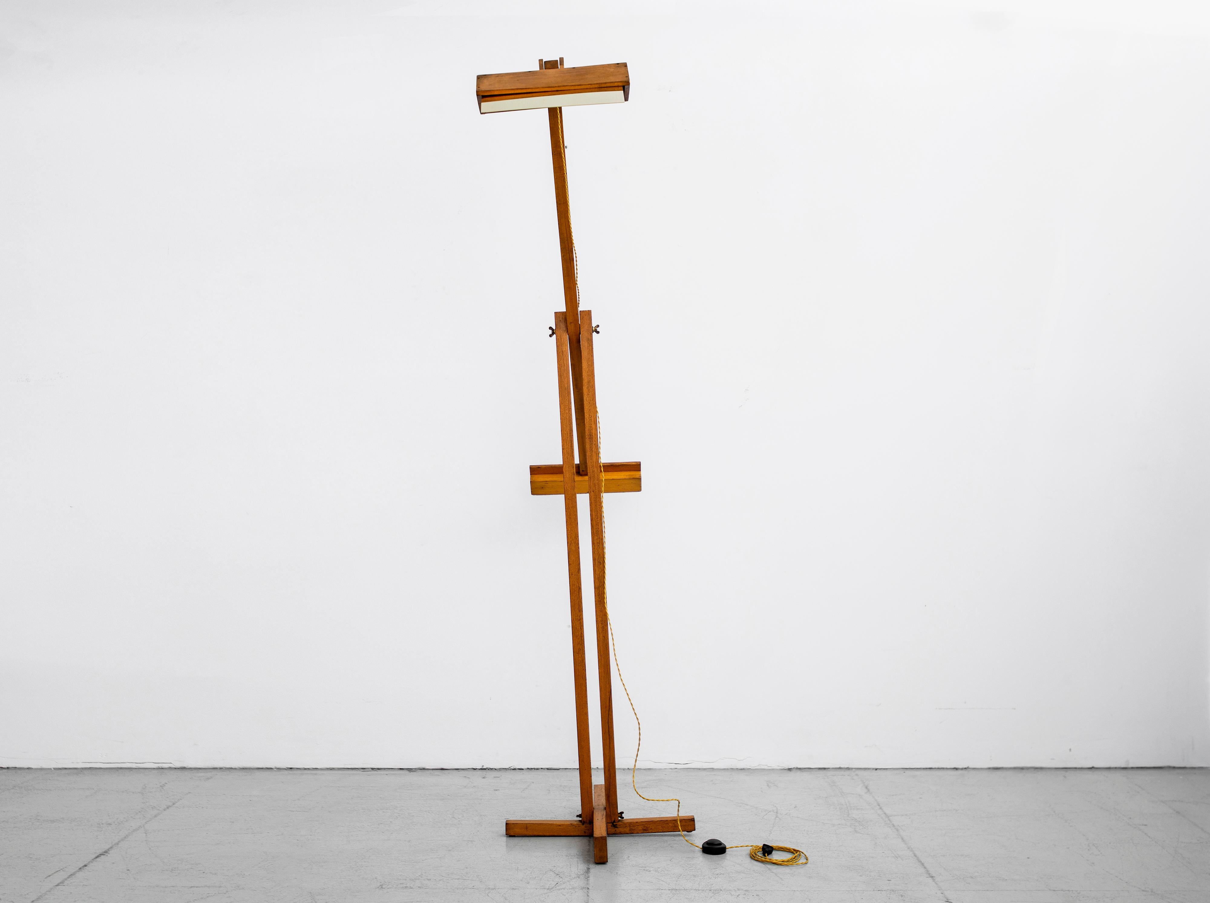 Filippo Panseca Wood Floor Lamp 3