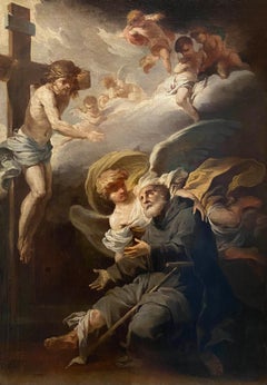 18th century Italian Old Master - San Pellegrino Laziosi - Religious Faith