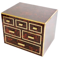 Vintage Filippo Perego Small Chest of Drawers for Jewellery, Italy, 1973