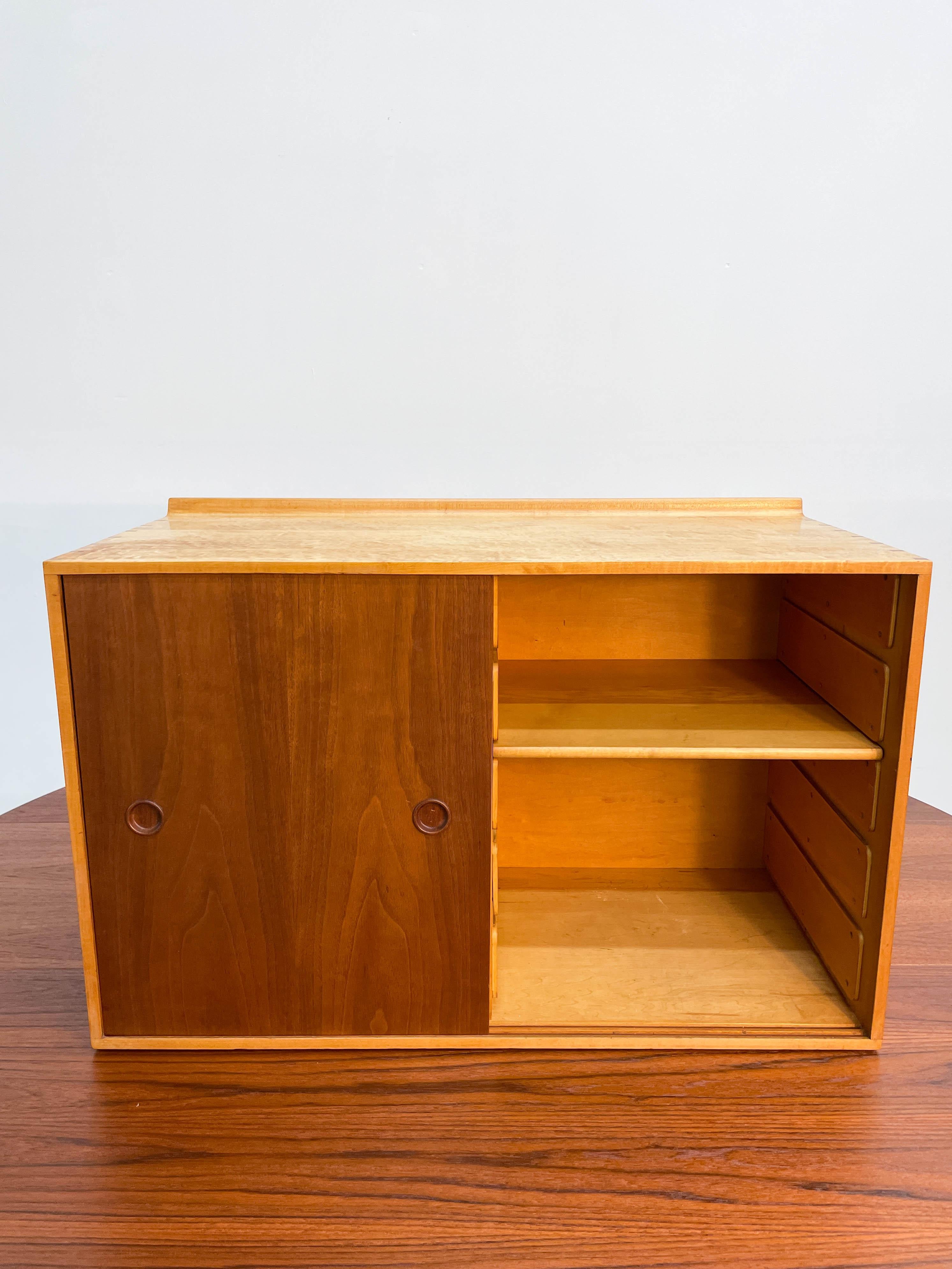 Finn Juhl for Baker Wall Cabinet with Glass Shelves 3