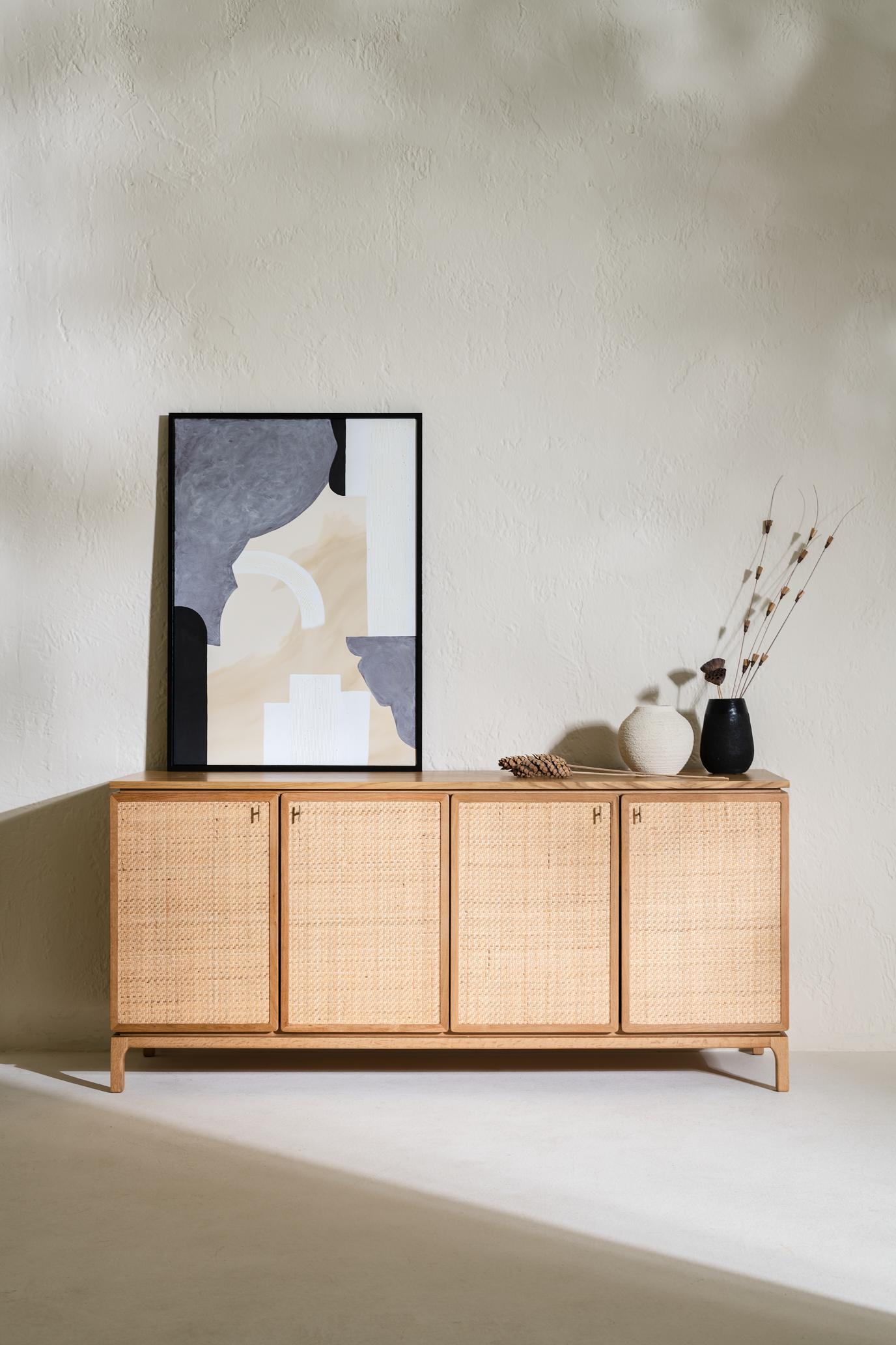 Scandinavian Modern Fillet Sideboard For Sale