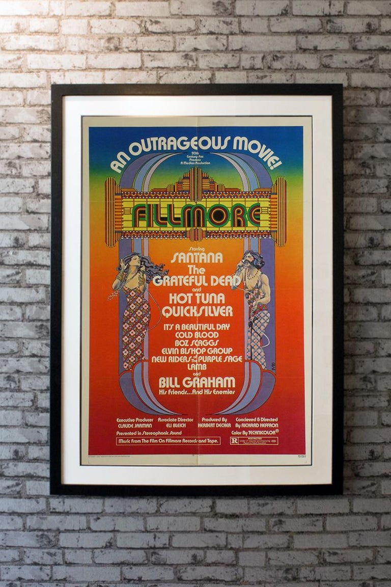 "Fillmore" 1972 Poster at 1stDibs