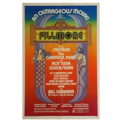 Retro "Fillmore" 1972 Poster