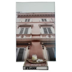 Retro Metal Framed Film Photography of Roman Architecture Wall Art