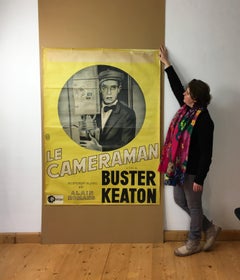 Film Poster Affiche Le Cameraman, Buster Keaton