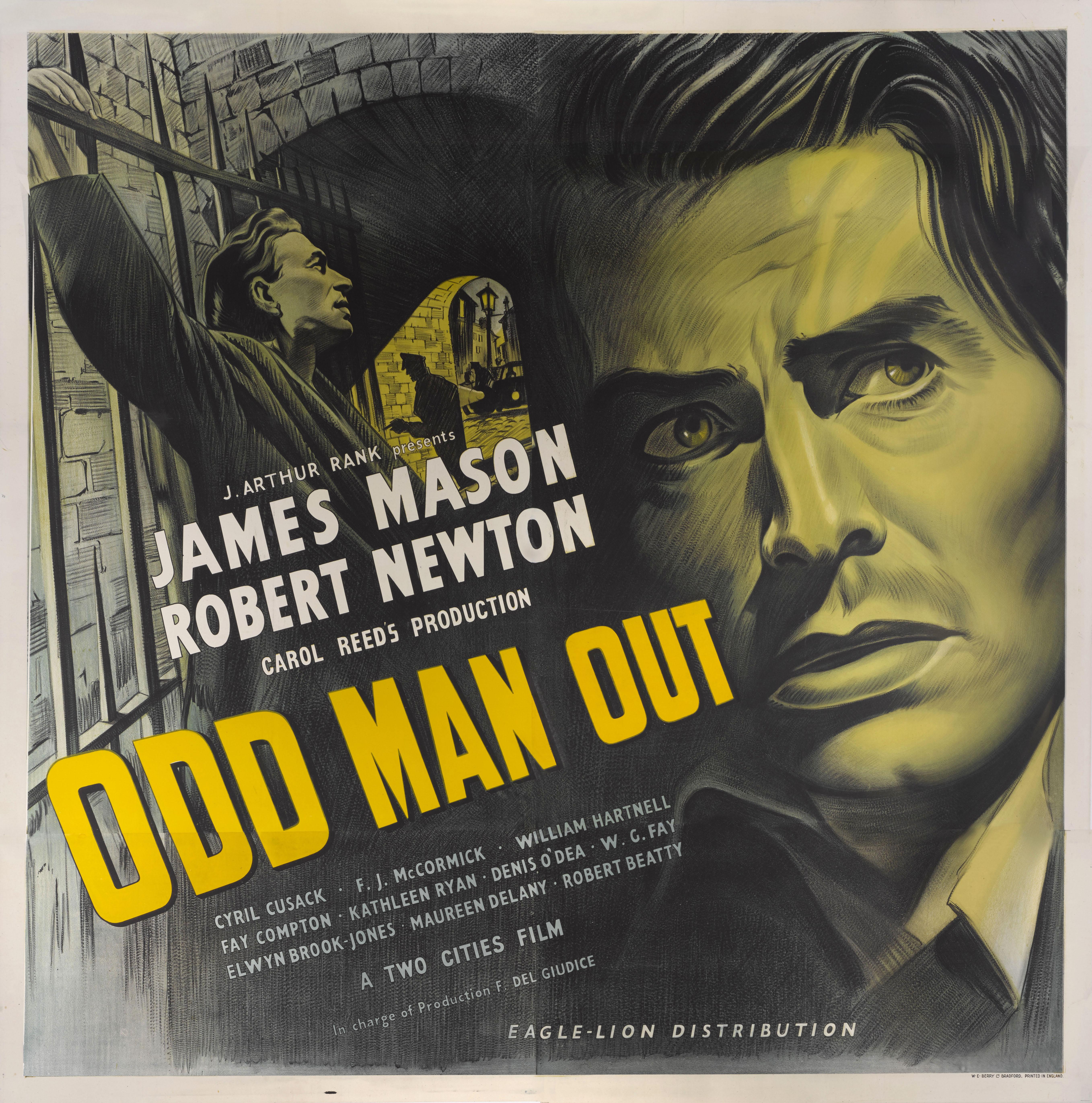 Filmplakat für „Odd Man Out“ im Zustand „Hervorragend“ im Angebot in London, GB