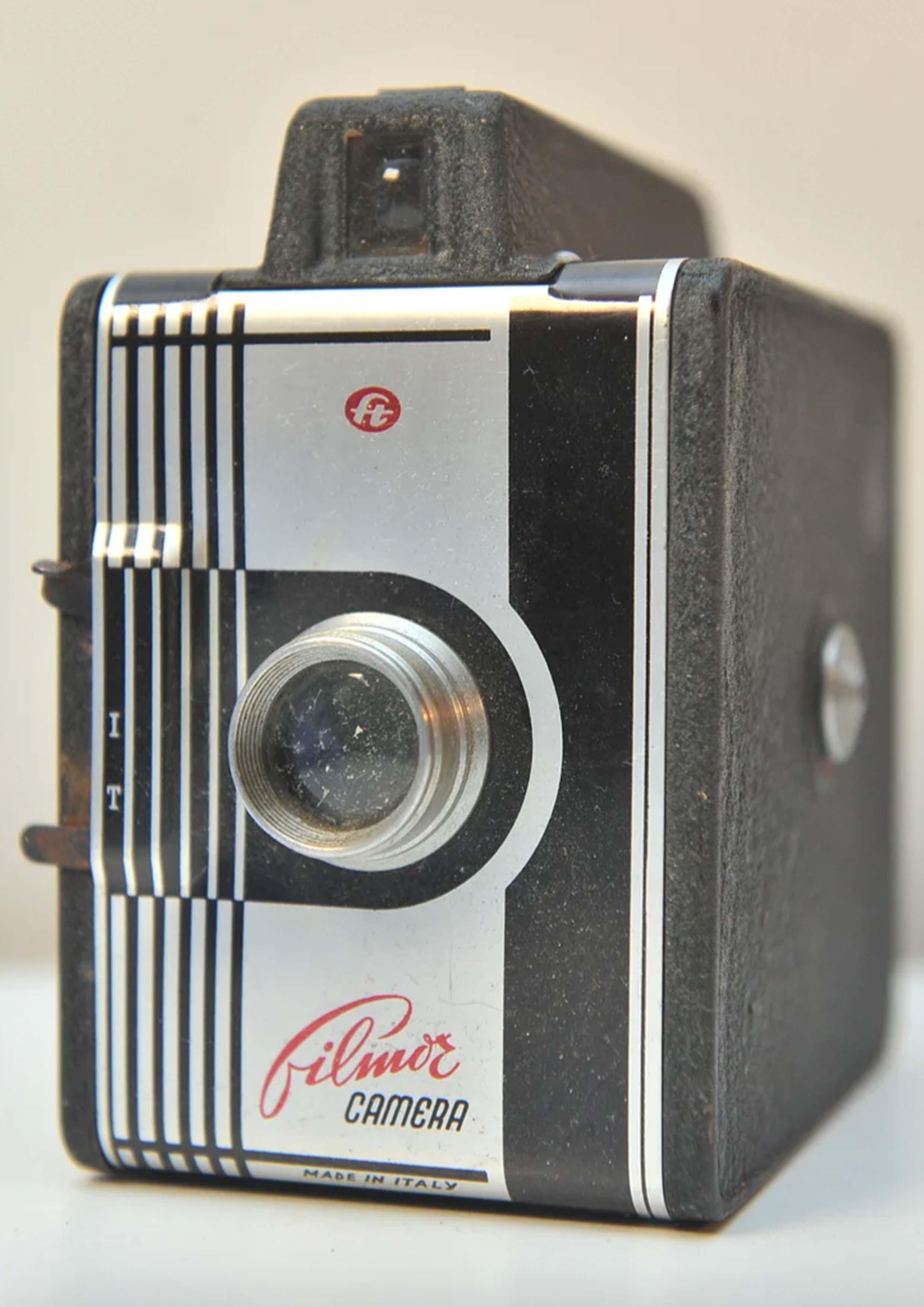Italian Filmor Camera 120 Film Box Eye-level Finder Camera Achromatic F11 Lens Italy 