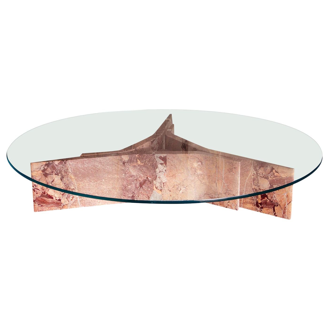 Filo Limited Edition Coffee Table with Versailles Marble Base