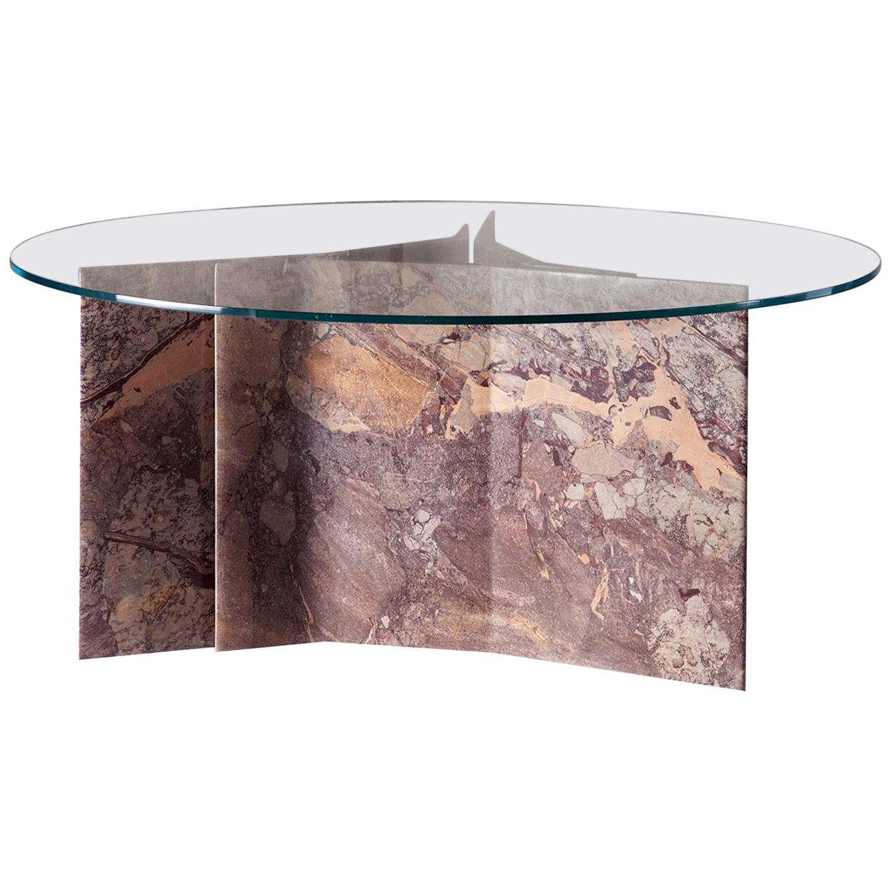 Filo Limited Edition Dining Table with Versailles Marble Base
