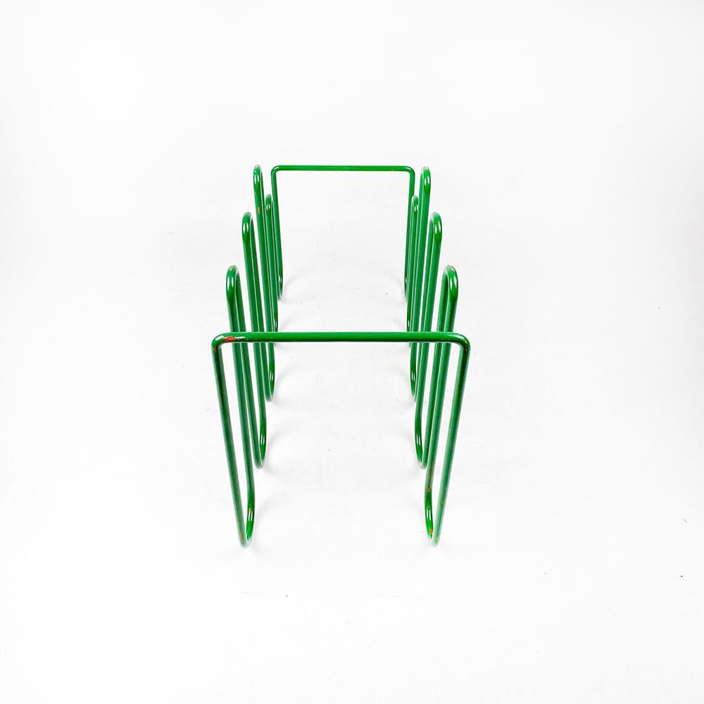 Late 20th Century Filo magazine rack designed by Odile Mir, 1970's For Sale