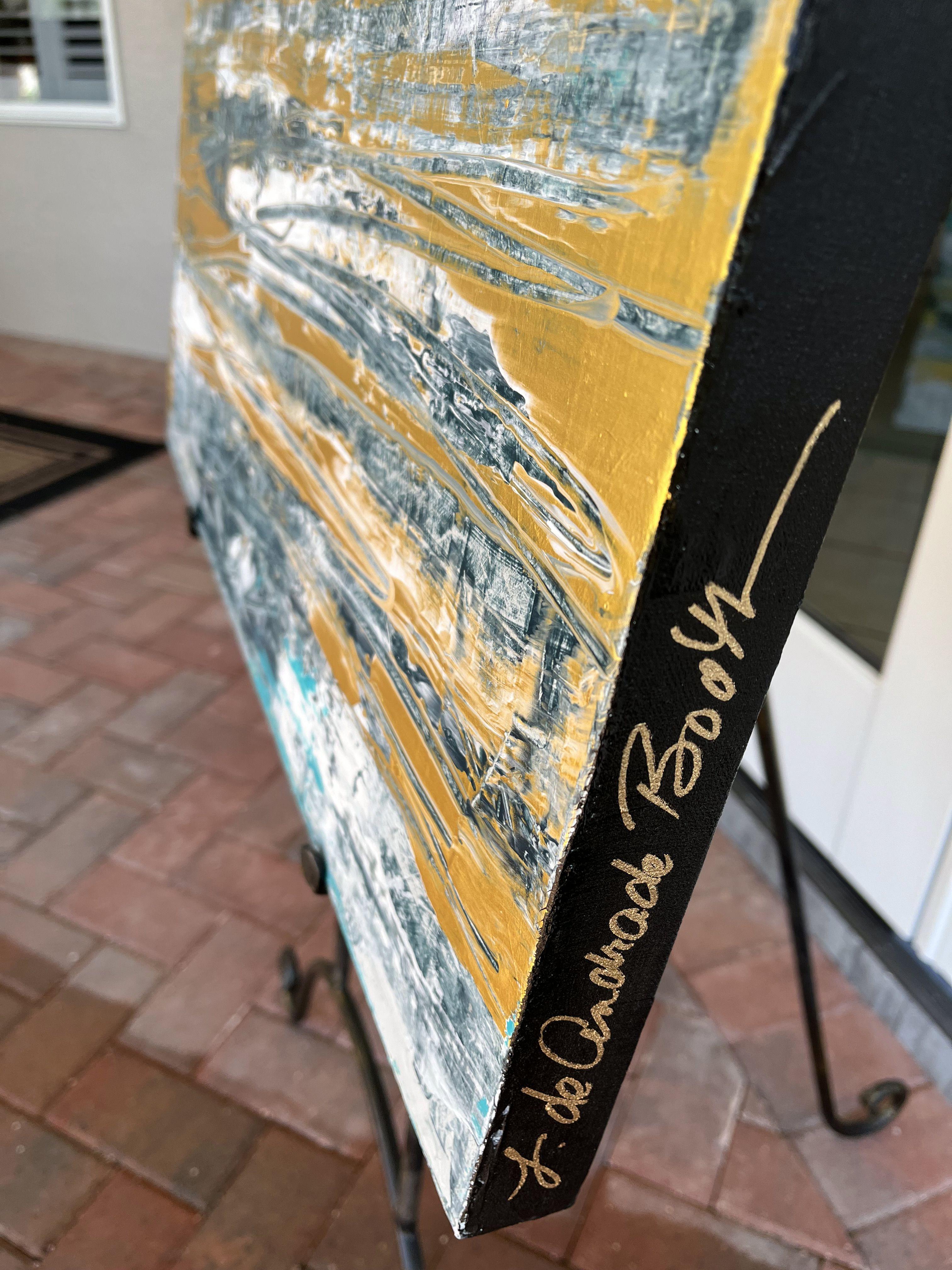 Abstract Reflections I, Painting, Acrylic on Canvas For Sale 1