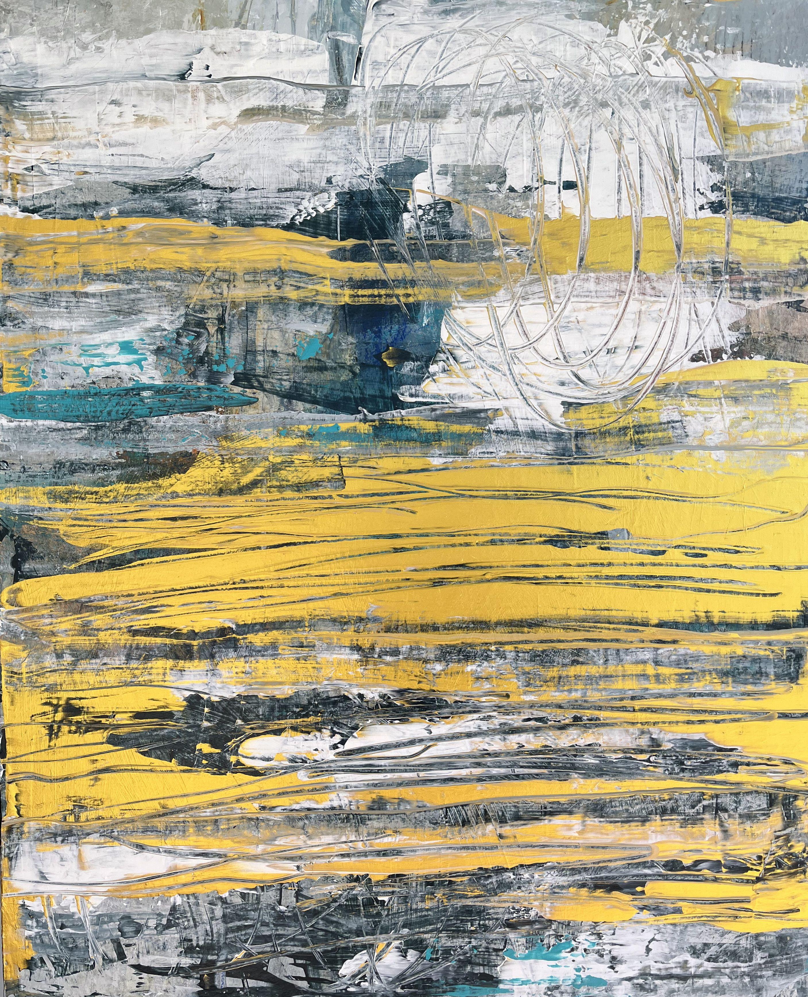 Abstract Reflections I, Painting, Acrylic on Canvas