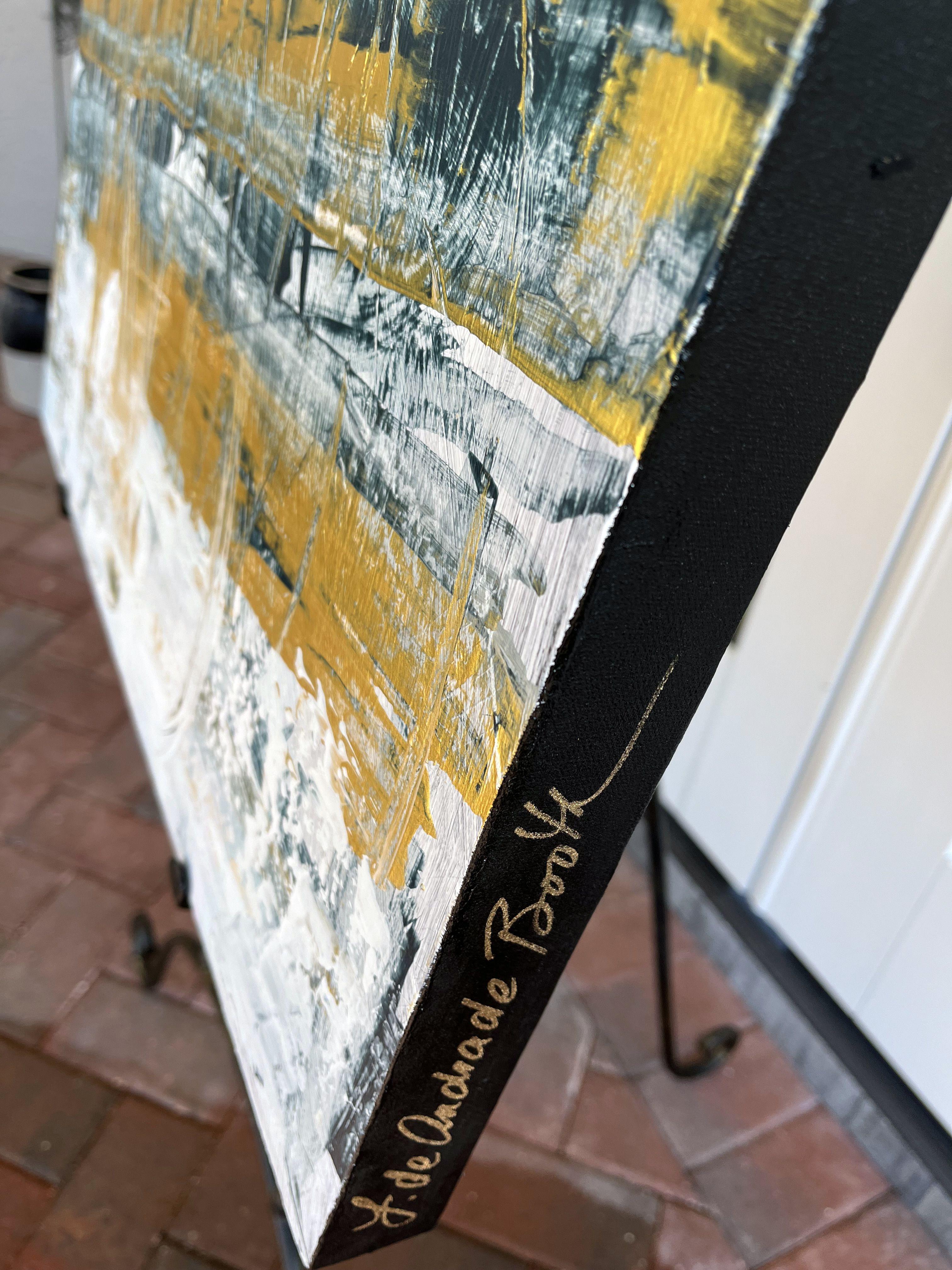 Abstract Reflections II, Painting, Acrylic on Canvas For Sale 1