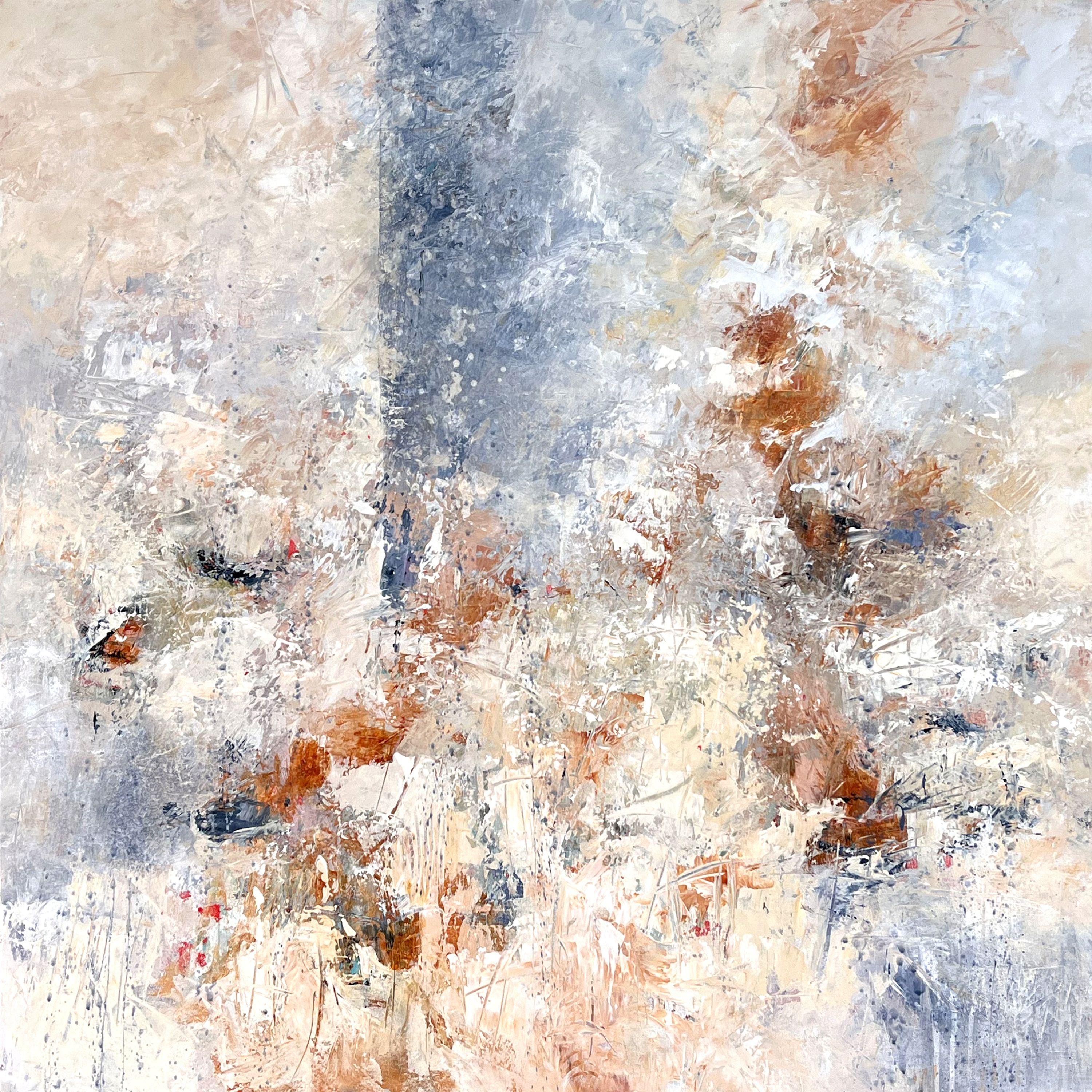 Abstract Painting di Filomena Booth - Quasi un sussurro, Pittura, Acrilico su tela
