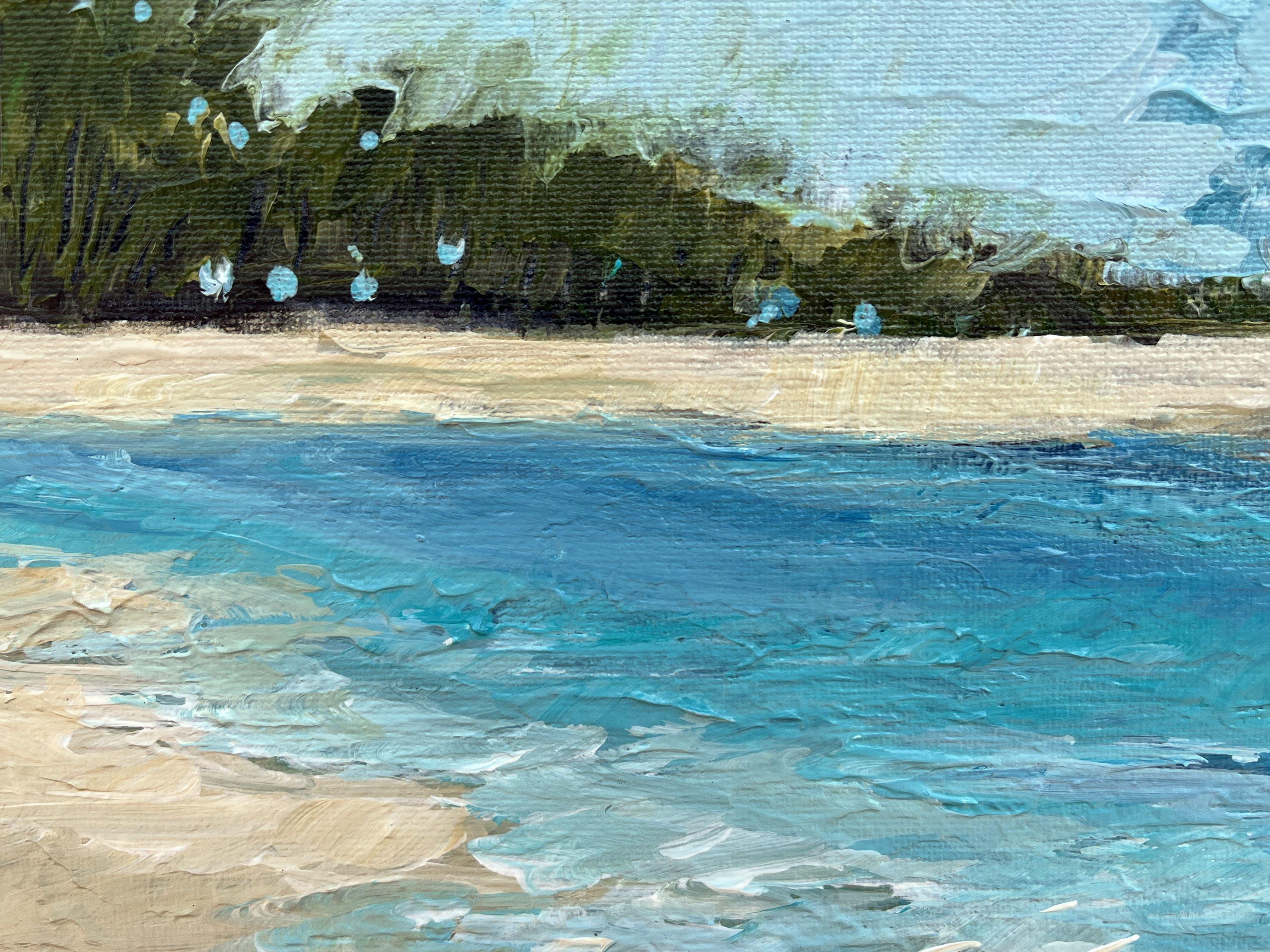 Otro día en el paraíso, Pintura, Acrílico sobre lienzo - Painting Impresionista de Filomena Booth