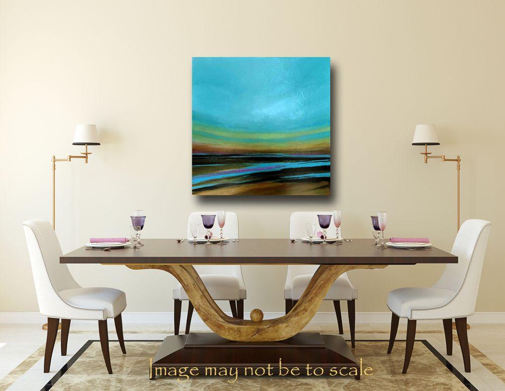 As the Tide Goes Out, Painting, Acrylic on Canvas For Sale 3