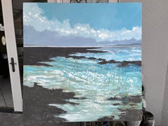 Breaking Through - Atmospheric Seascape Painting
