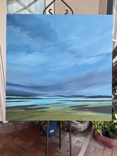 Nebbia costiera, Pittura, Acrilico su tela