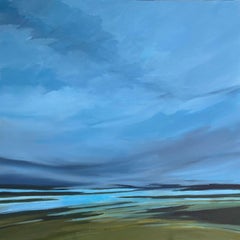 Nebbia costiera, Pittura, Acrilico su tela