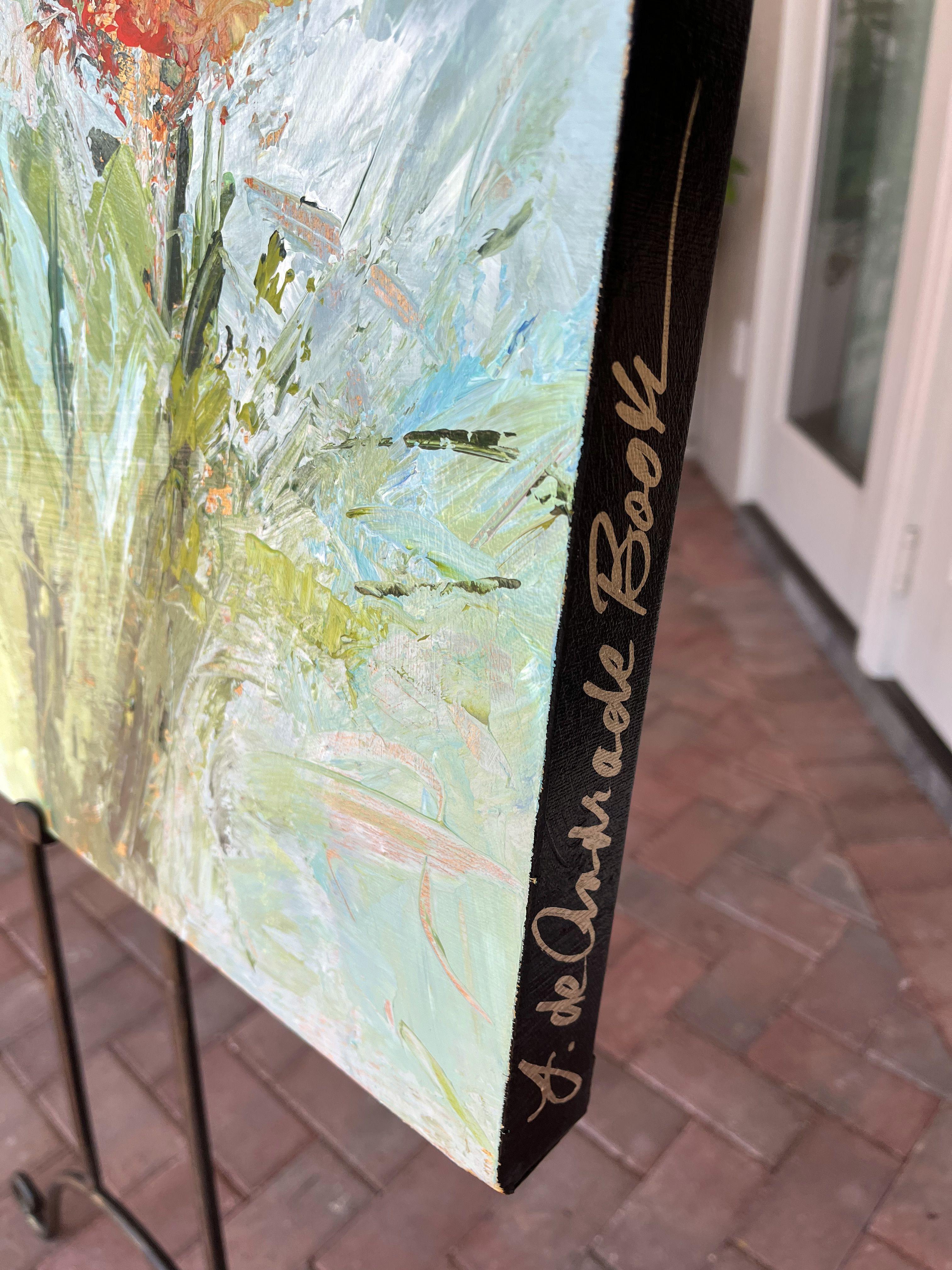 Fantasy Garden, Painting, Acrylic on Canvas For Sale 1