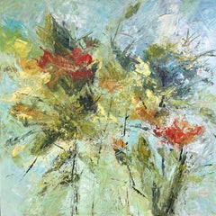 Fantasy Garden, Painting, Acrylic on Canvas