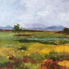 Peinture « Fields of Gold II », acrylique sur toile