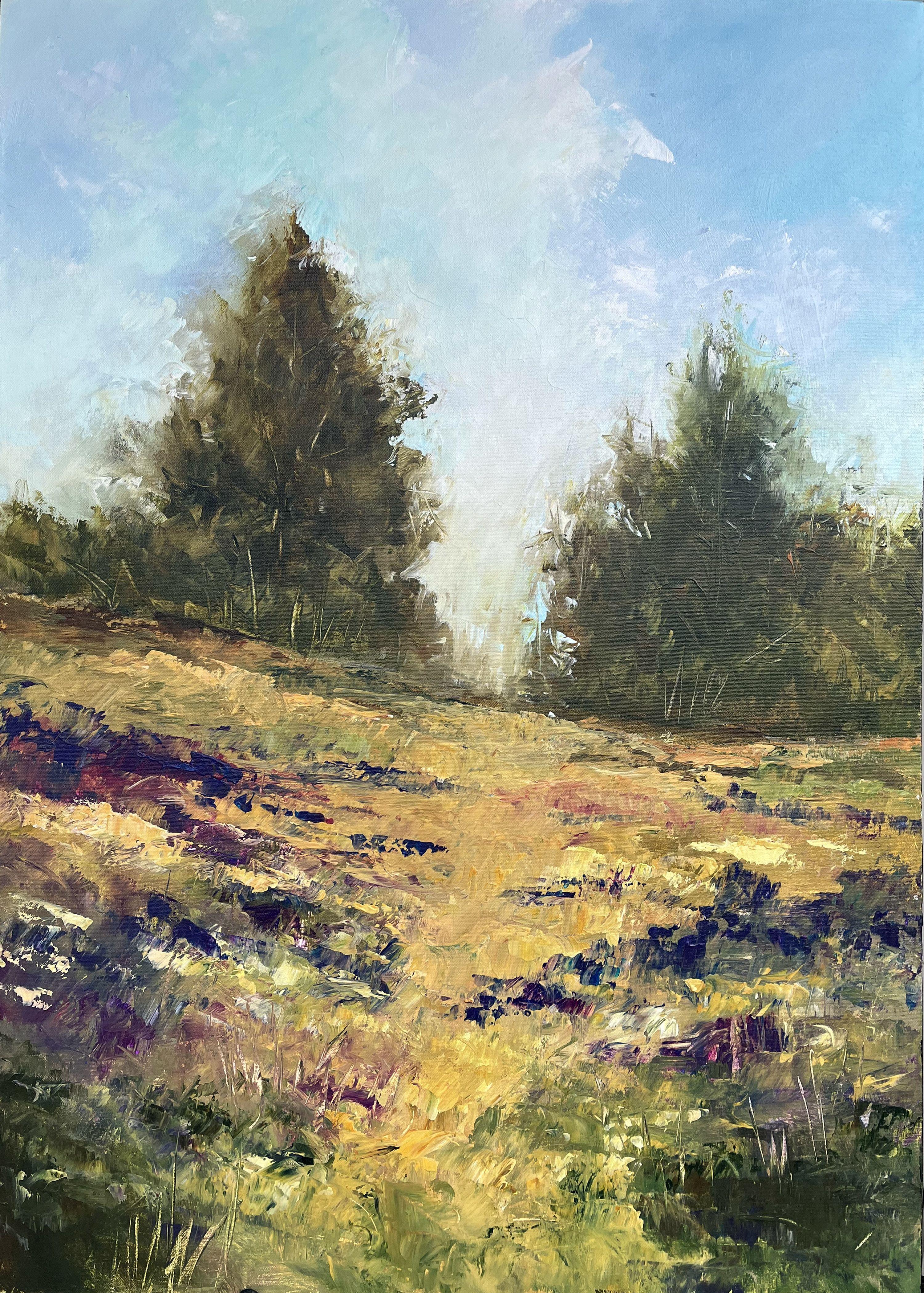 I. Hill, Pittura, Acrilico su tela - Painting di Filomena Booth